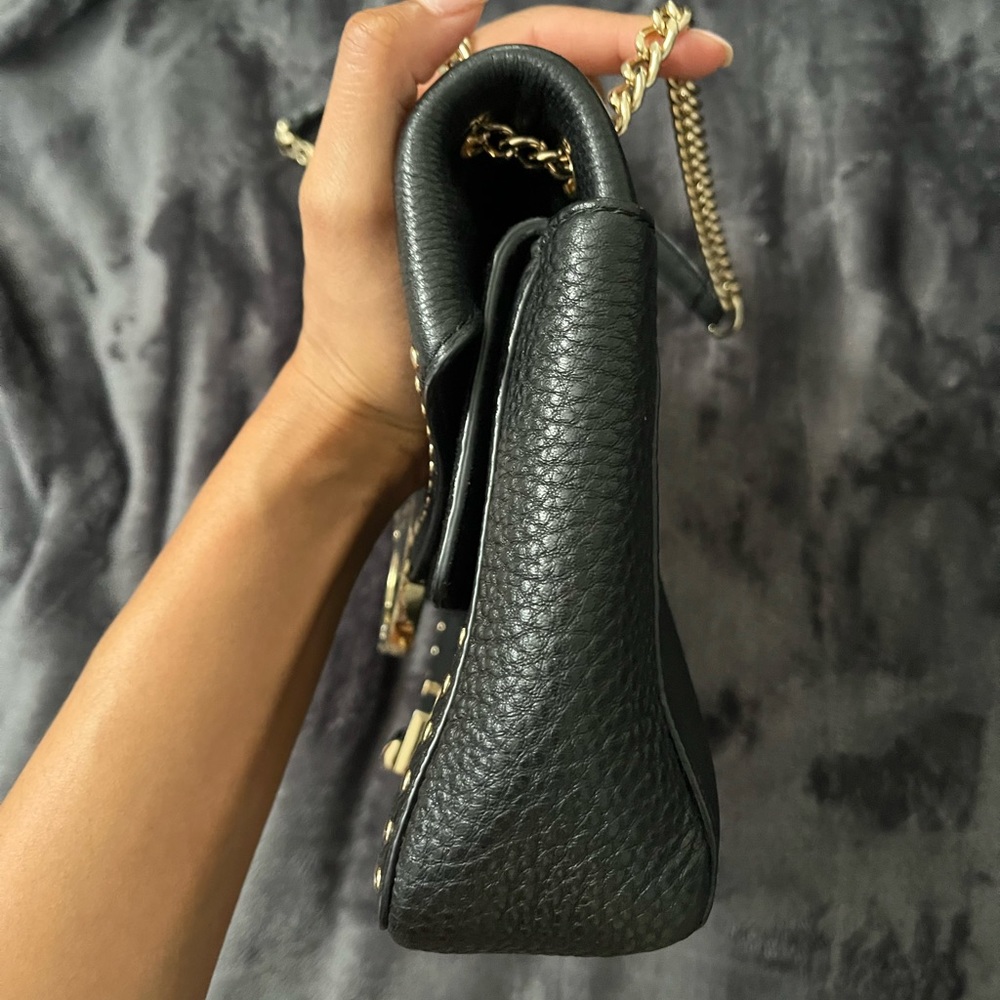 Sandro Yza Black Pebble Leather bag - Picture 9 of 11
